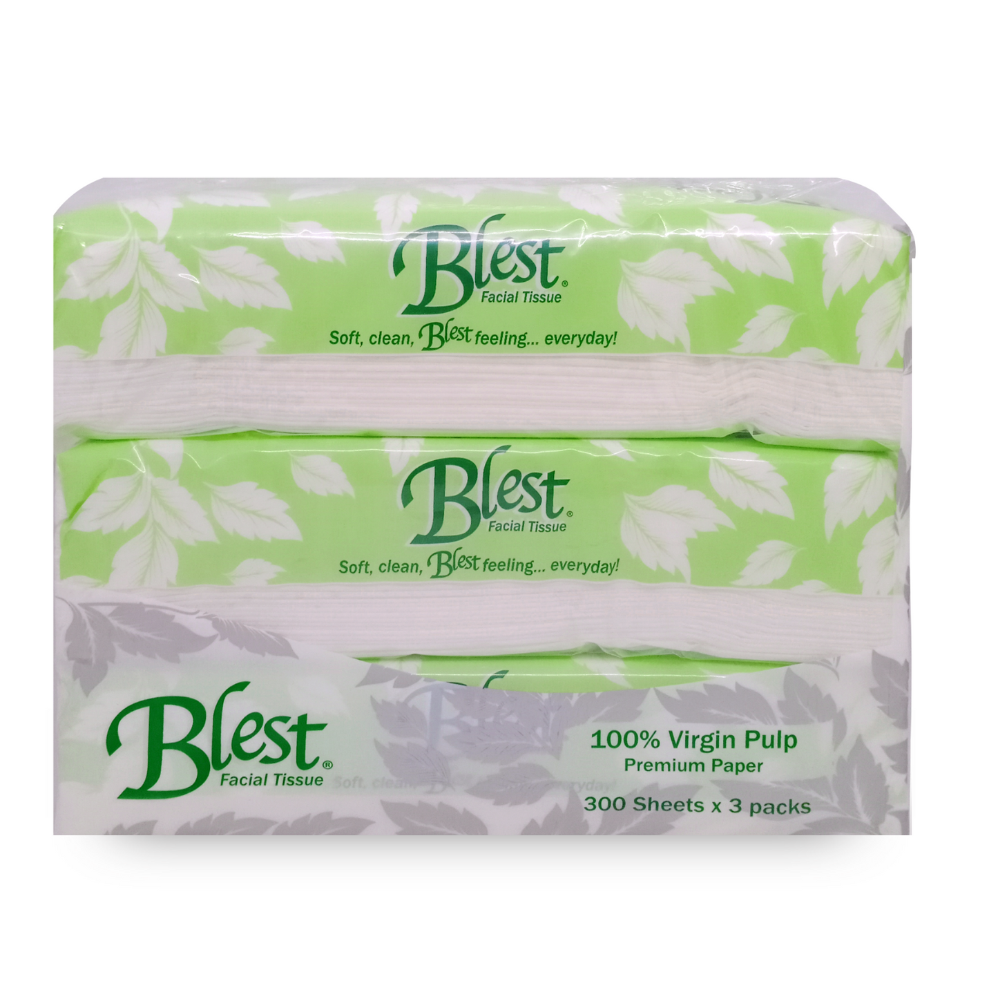 lest Facial Tissue Travel Pack 2 Ply Jumbo 150 Pulls x 3 Packs (450 Pulls)