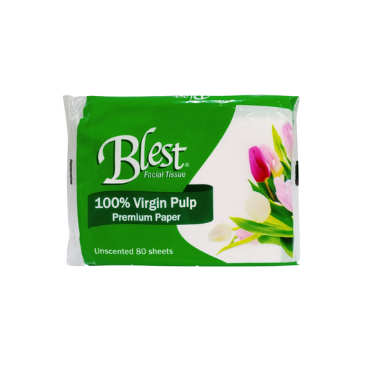 Blest Essential Facial Tissue Pop-up 40 pulls 2 Ply