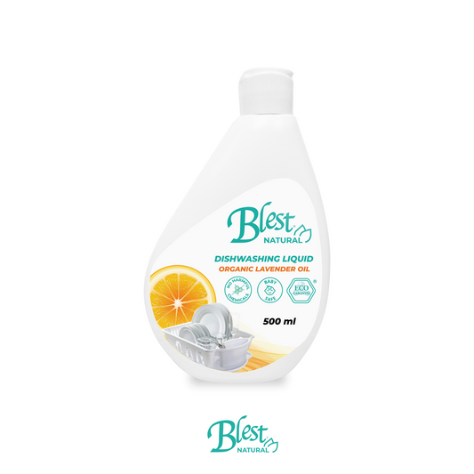 Blest Natural Dishwashing Liquid - Organic Orange Oil 500ml