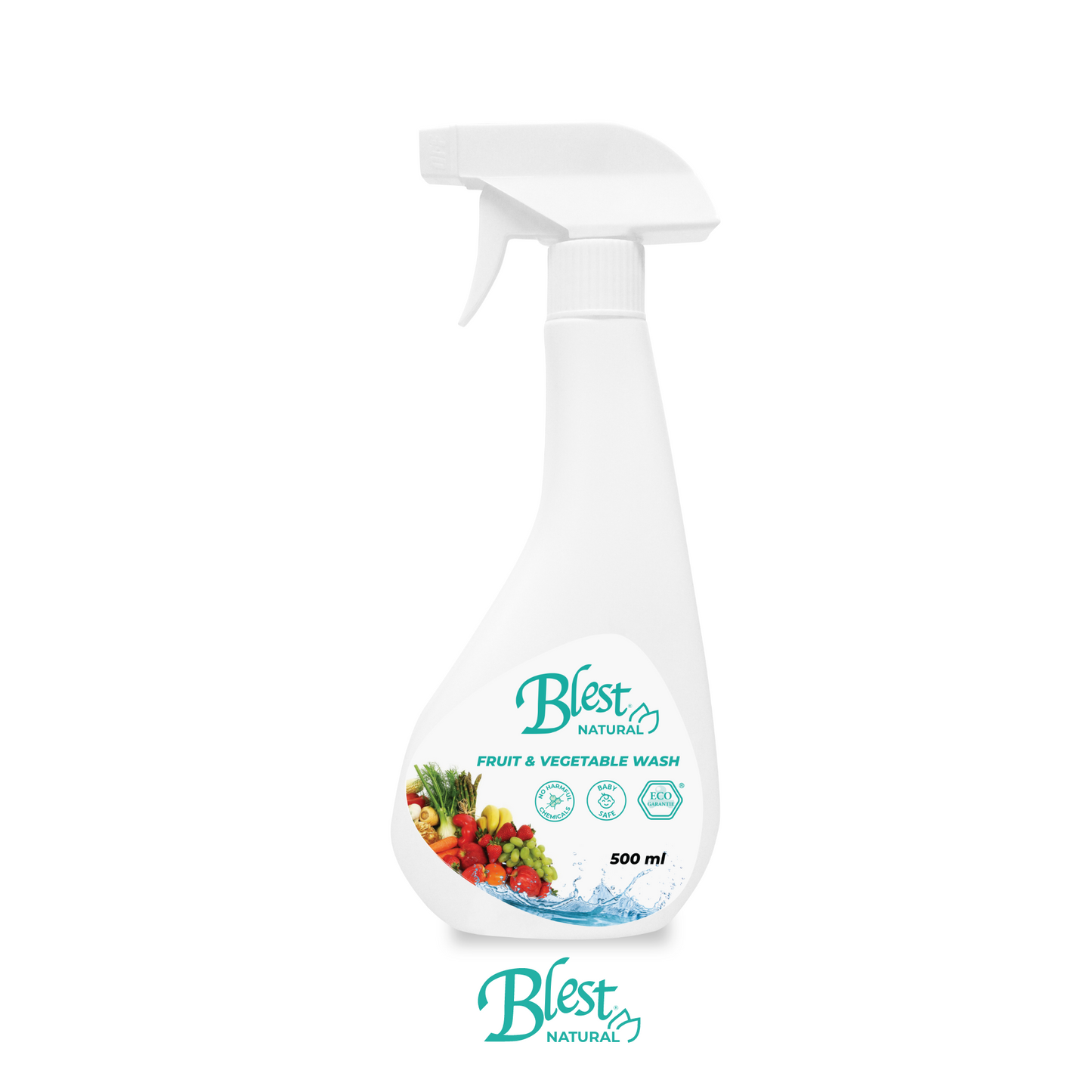 Blest Natural Fruit and Vegetable Wash Unscented 500ml