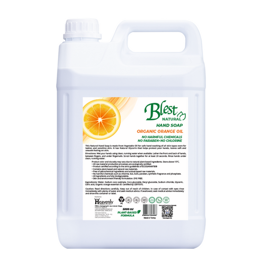 Blest Natural Hand Soap - Organic Orange Oil 5L