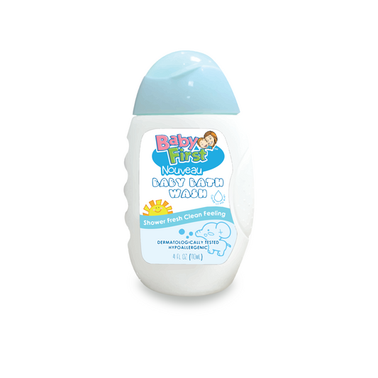 Baby First Nouveau Baby Bath Wash 110ml Milk Scent