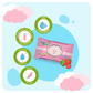 Baby First Kiddie Wipes 60 Sheets All Scents 4+2 Packs (360 Sheets)