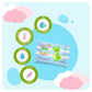 Baby First Kiddie Wipes 20 Sheets Fresh Powder Scent