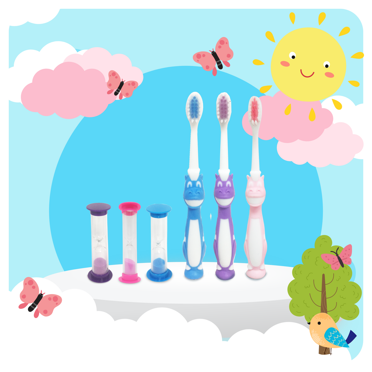 Baby First Kiddie Toothbrush 2-4 Years Old - With Timer