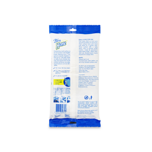 Blest Home Disinfecting Multi-Purpose Wipes 40 Sheets