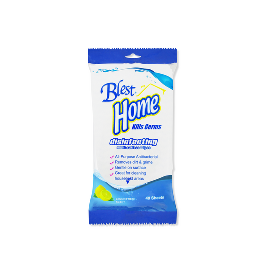 Blest Home All Purpose Disinfecting Wipes 40 Sheets by 2 Packs