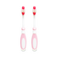 Baby First Kiddie Toothbrush 12-24 Months Old - Lady Bug 2 Packs