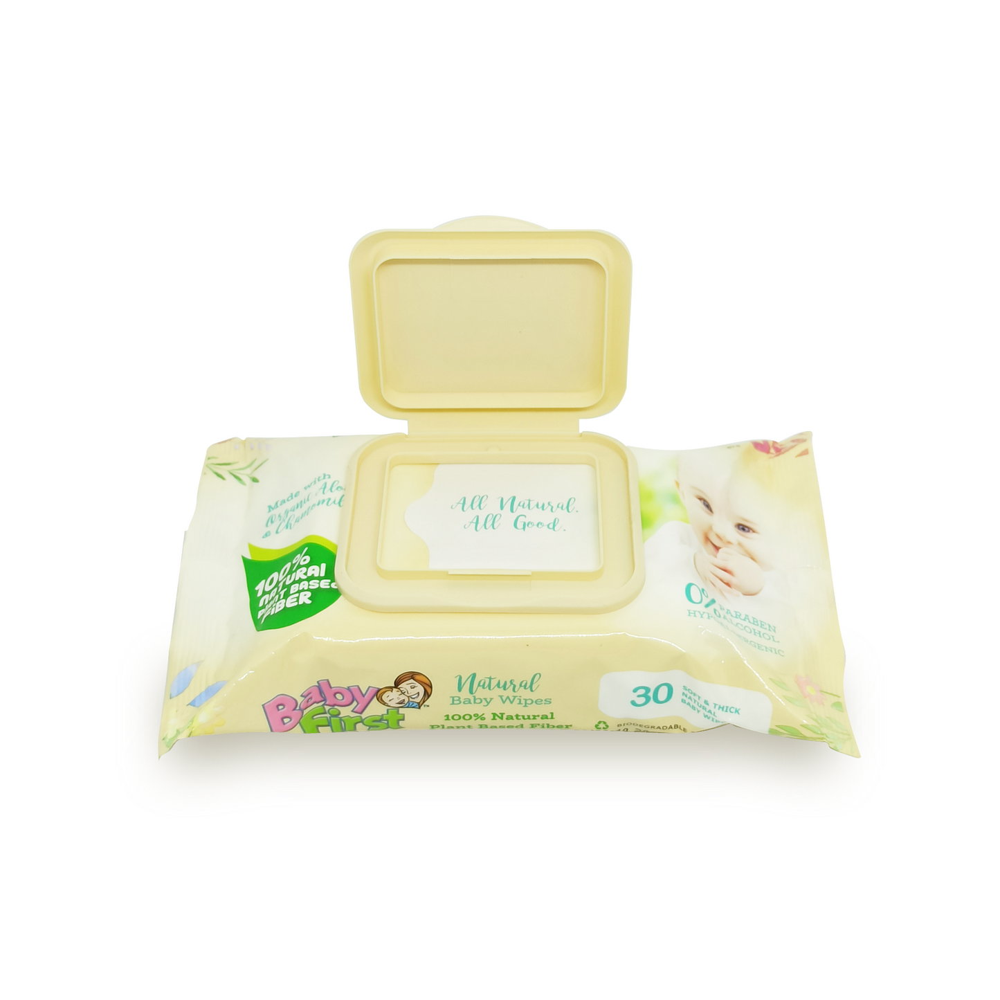 Baby First Natural Baby Wipes 30 Sheets