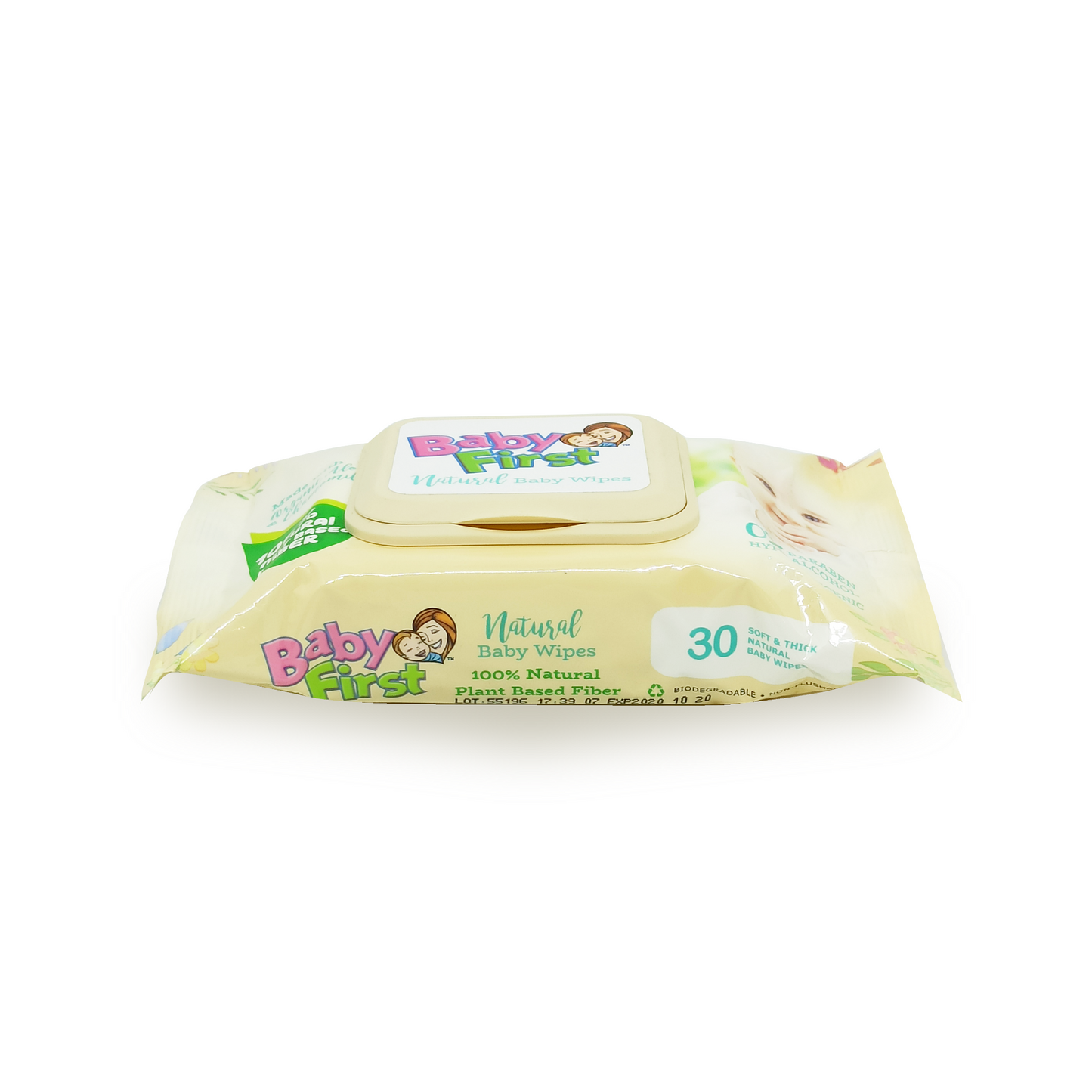 Baby First Natural Baby Wipes 30 Sheets