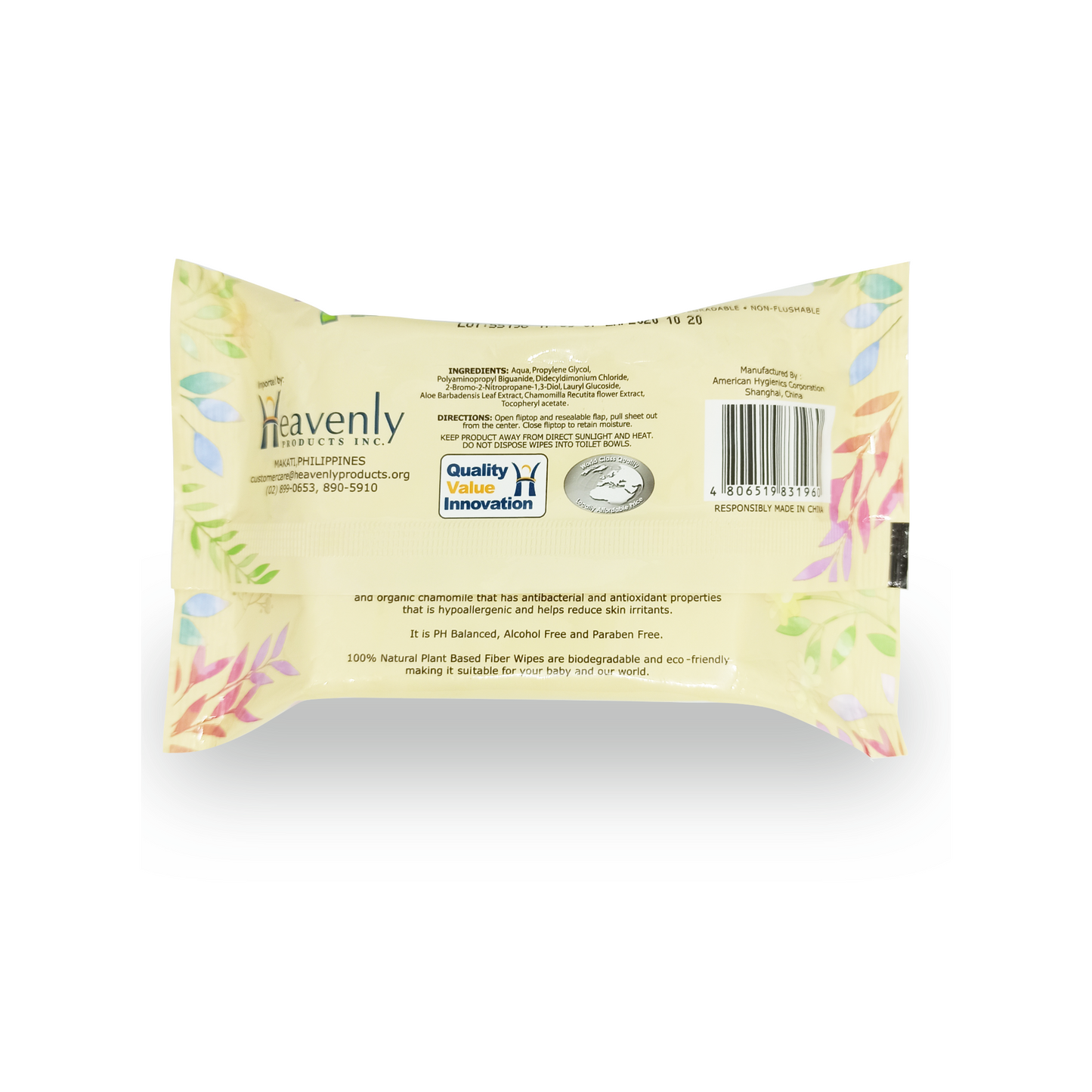 Baby First Natural Baby Wipes 30 Sheets