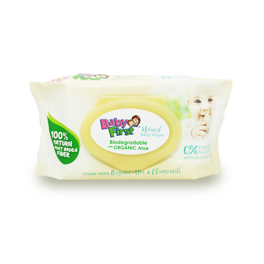 Baby First Natural Baby Wipes 72 Sheets